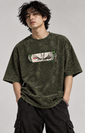 Unisex Zoro drop shoulder oversized T-shirt.