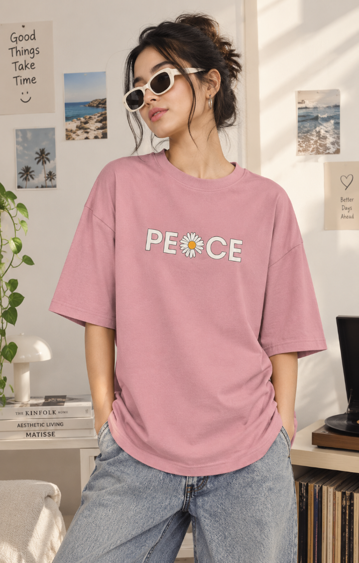 Peace Oversized T-shirt