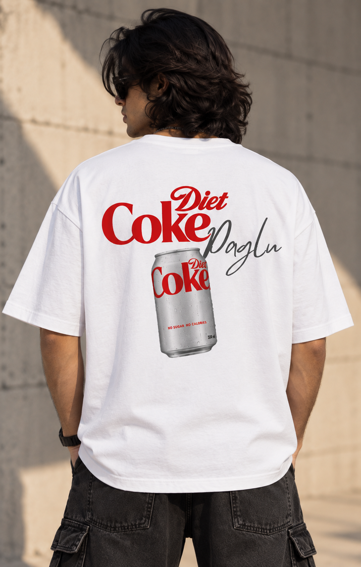 Diet Coke paglu  oversized Tshirt