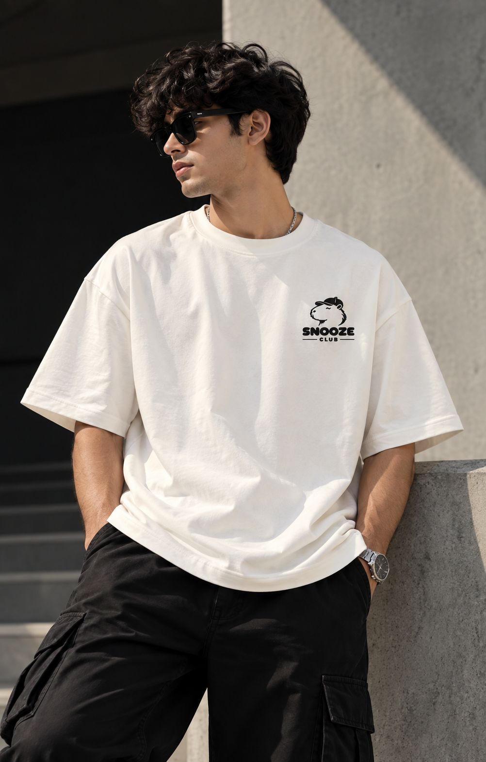 White Oversized Tshirt